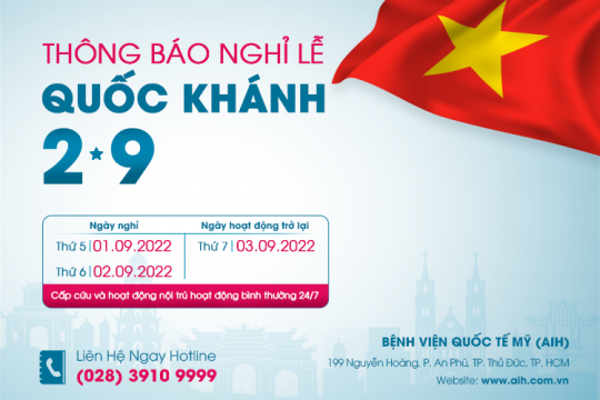 HOLIDAY SCHEDULE ANNOUNCEMENT ON THE NATIONAL DAY​