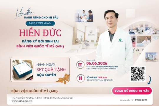 AIH x BÁC SĨ LÊ VĂN HIỀN | ĐĂNG KÝ GÓI SINH, NHẬN NGAY BỘ QUÀ TẶNG ĐỘC QUYỀN TỪ AIH