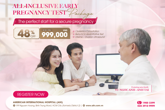 48% OFF EARLY PREGNANCY TEST PACKAGE – NOW ONLY VND 999,000