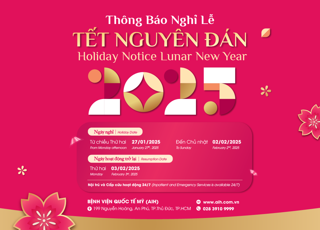 THÔNG BÁO LỊCH HOẠT ĐỘNG TẾT NGUYÊN ĐÁN – ẤT TỴ 2025