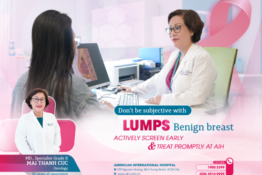 DON'T BE SUBJECTIVE WITH BENIGN BREAST LUMPS, ACTIVELY SCREEN EARLY AND TREAT PROMPTLY AT AIH