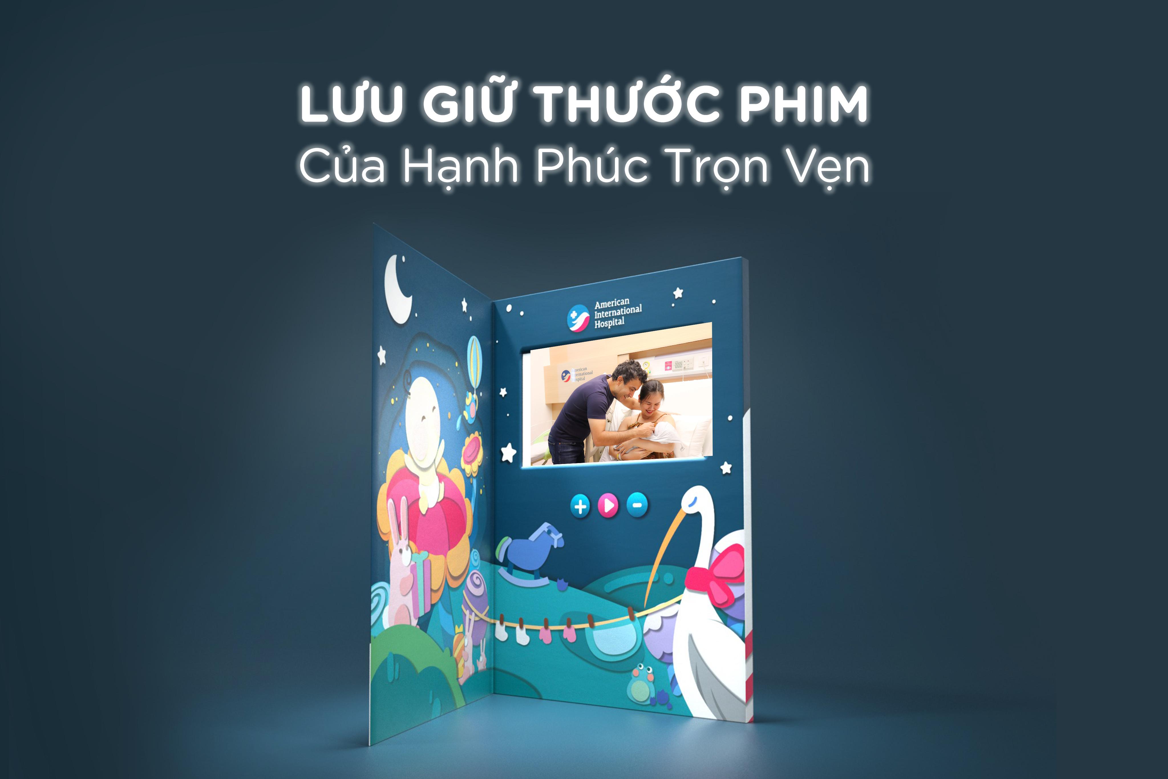 Lần đầu tiên tại Việt Nam & Duy nhất tại AIH - Thiệp ghi hình lưu giữ kỷ niệm đặc biệt - Cho hạnh phúc thêm phần trọn vẹn